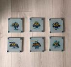 Makkum Tichelaar Delfts Blauwe tegels met fruitschalen, Ophalen of Verzenden