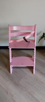 stokke tripp trapp stoel roze, Kinderen en Baby's, Gebruikt, Ophalen of Verzenden, Meegroeistoel