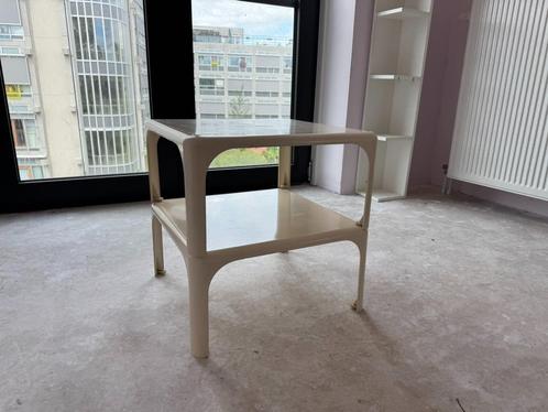 Artemide Model - Demetrio 45 tafeltjes 2x Retro / design, Huis en Inrichting, Tafels | Bijzettafels, Gebruikt, Rechthoekig, Minder dan 45 cm
