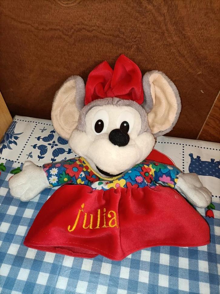 Julia de muis handpop Julianatoren vriendin Jul de muis 29cm, Kinderen en Baby's, Speelgoed | Knuffels en Pluche, Overige typen