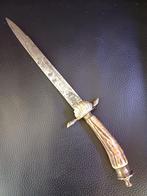 Originele Antieke kleine Hartsvanger jachtmes, Ophalen of Verzenden