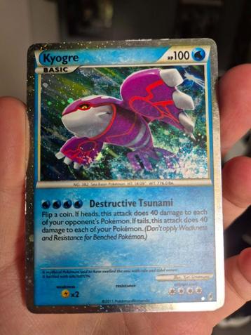 Shiny Kyogre van Call of Legends beschikbaar voor biedingen