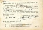 Pokkenbriefje / vaccinatiebewijs  Amsterdam  dd: 24 okt1924, Verzenden