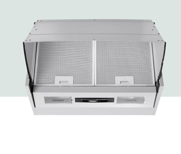 Vlakscherm Afzuigkap - Onderbouw, Witgoed en Apparatuur, Afzuigkappen, Zo goed als nieuw, Inbouw, Vlakschermkap, 200 tot 400 m³ per uur