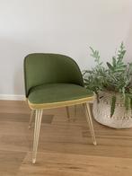 Vintage cocktail stoel fauteuil Olijfgroen | Jaren 50/60, Hout, Minder dan 50 cm, Gebruikt, Minder dan 75 cm