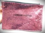 Etui~Glitter~I Dream Glitter~Tasje~Clutch~Roze Glitters, Ophalen of Verzenden, Zo goed als nieuw