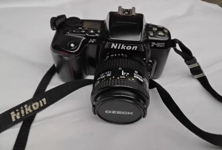 Nikon camera F 601 met Ozeck lens, Audio, Tv en Foto, Fotocamera's Analoog, Zo goed als nieuw, Spiegelreflex, Nikon, Ophalen