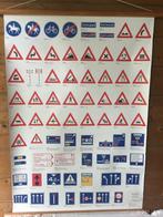 Schoolplaat schoolkaart verkeersborden jaren 90, Antiek en Kunst, Ophalen of Verzenden, Overige thema's