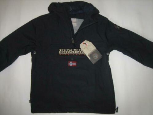 Napapijri NIEUW Rainforest jas (IR) 164 Anorak blauw, Kinderen en Baby's, Kinderkleding | Maat 164, Nieuw, Jongen of Meisje, Jas