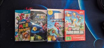 8 Wii/Wii U Spellen - Mario, Fitness, etc. beschikbaar voor biedingen