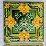 275 stuks art nouveau wandtegels Gilliot Hemiksem, Ophalen