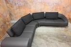 NIEUWbeklede grijze leren Leolux Vol de Reve design hoekbank, 250 tot 300 cm, Leolux, Leolux, Design