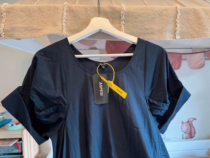 ASPESI Midi Dress - Navy, Kleding | Dames, Jurken, Nieuw, Maat 38/40 (M), Blauw, Onder de knie, Ophalen