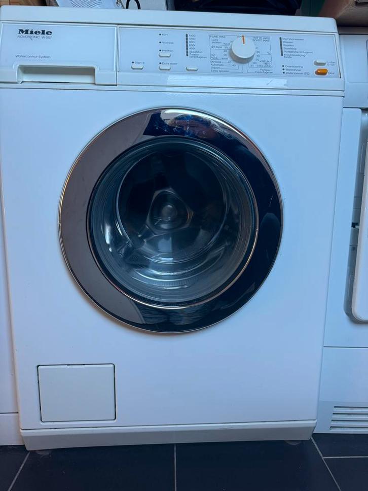 Miele Novotronic W 507 Wasmachine, Witgoed en Apparatuur, Wasmachines, Gebruikt, Voorlader, 4 tot 6 kg, 85 tot 90 cm, 1200 tot 1600 toeren