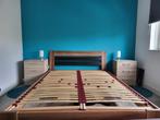 Bed, Gebruikt, Bruin, 140 cm, Hout