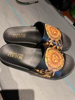 VERSACE slippers maat 39 origineel ZGAN, Slippers, G, Zwart, Ophalen of Verzenden
