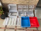 diverse plastic bakken zie foto’s en omschrijving, Minder dan 35 cm, Minder dan 50 cm, Ophalen of Verzenden, Zo goed als nieuw