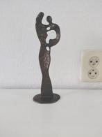 Bronzen abstract beeldje moeder en kind 23 cm, Verzamelen, Beelden en Beeldjes, Ophalen of Verzenden, Zo goed als nieuw, Mens