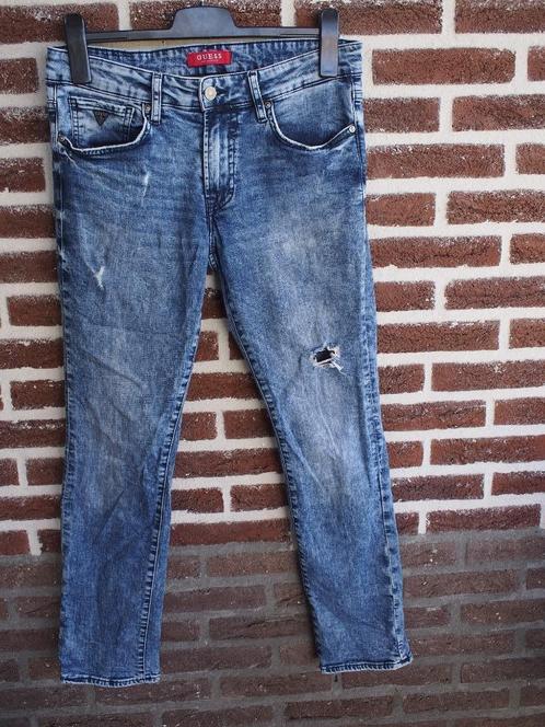 Guess jeans W 31, Kleding | Heren, Spijkerbroeken en Jeans, Zo goed als nieuw, W32 (confectie 46) of kleiner, Blauw, Ophalen of Verzenden