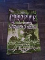 Cyberzone 90,s poster thunderdome early hardcore, Ophalen of Verzenden, Rechthoekig Staand