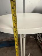 10 stevige witte statafels-industrieel design – €30 per stuk, Ophalen, Zo goed als nieuw