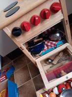 Kinderspeelgoed kookkunst met nodige toebehoren., Kinderen en Baby's, Speelgoed | Speelkeukens, Ophalen of Verzenden, Gebruikt
