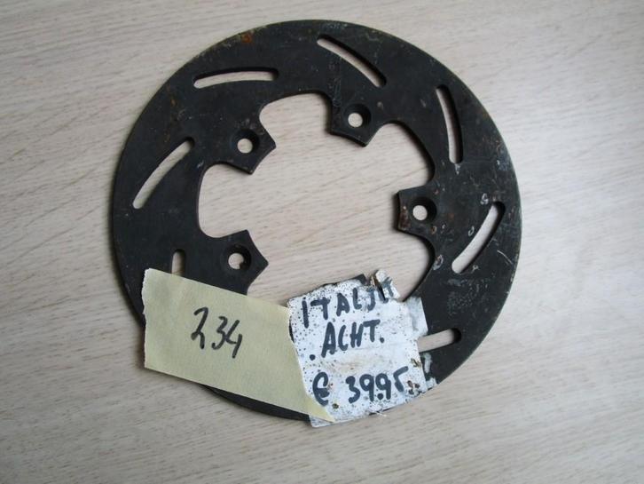 Nr.234: Remschijf Italjet Formula, achter, 175 mm, Fietsen en Brommers, Brommeronderdelen | Algemeen, Nieuw, Overige typen, Ophalen of Verzenden