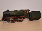 Marklin R920 groene uurwerk locomotief spoor 0, Antiek en Kunst, Antiek | Speelgoed, Ophalen of Verzenden