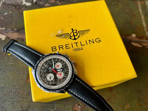 1968 Breitling Navitimer Cosmonaute "Big Case" Twin Jet, Sieraden, Tassen en Uiterlijk, Horloges | Heren, Gebruikt, Polshorloge