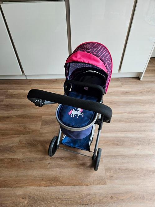 Bayer luxe poppenwagen, Kinderen en Baby's, Kinderwagens en Combinaties, Gebruikt, Overige merken, Verstelbare duwstang, Ophalen