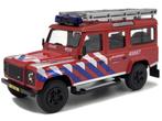 Cararama Land Rover Defender Brandweer / Schaal 1:43 / NIEUW, Overige merken, Auto, Cararama, Nieuw