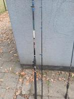 Deze hengel het merk is spin goede kwaliteit met molen, Watersport en Boten, Ophalen of Verzenden, Zo goed als nieuw, Werphengel