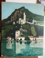 Aan het meer van Lugano, groot landschap,1934, Antiek en Kunst, Kunst | Schilderijen | Klassiek, Ophalen