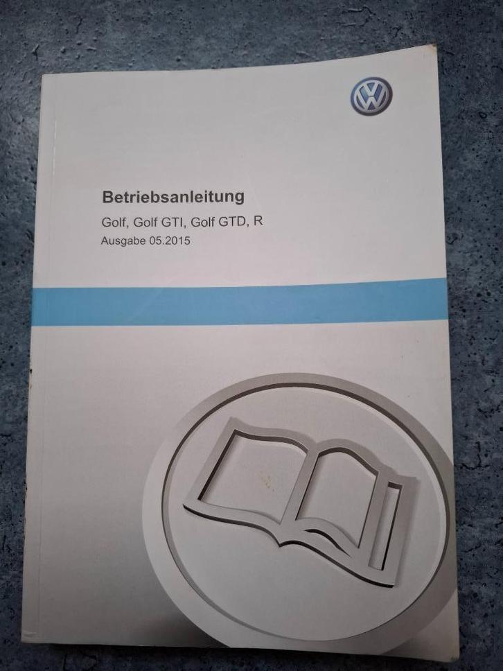 VW Golf instructieboekje Originele uitgave Duits talig, Auto diversen, Handleidingen en Instructieboekjes, Verzenden