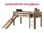 half hoogslaper met tent glijbaan houten mee groei bed Flexa, Kinderen en Baby's, Kinderkamer | Stapelbedden en Hoogslapers, Gebruikt