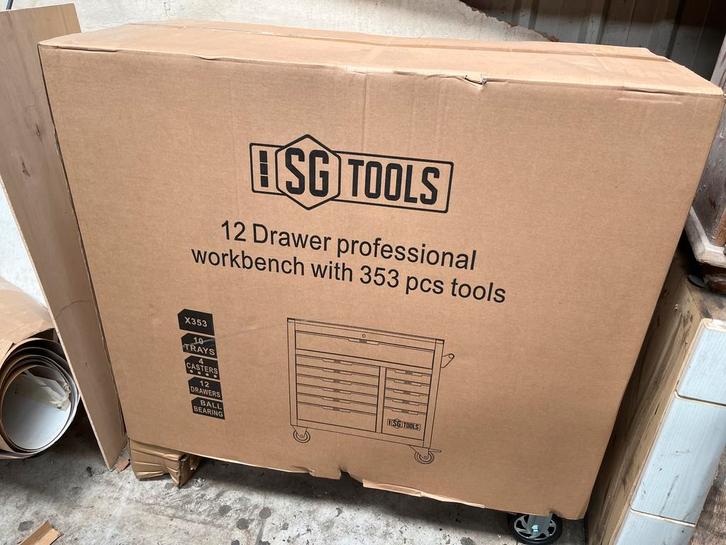 Gereedschapswagen XXXl gevuld!, Doe-het-zelf en Verbouw, Gereedschapskisten, Nieuw, Gevuld, Ophalen