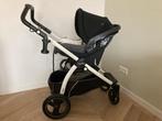 Peg perego kinderwagen+isofixbasis autostoel en veel extra's, Gebruikt, Combiwagen, Verstelbare duwstang, Ophalen