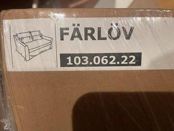 103.062.22 — FÄRLÖV 3-zit hoes donke4 grijs nieuw ikea beschikbaar voor biedingen
