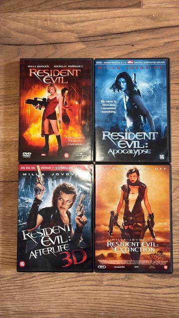 Resident Evil 1, 2, 3 en 4 met Milla Jovovich. beschikbaar voor biedingen