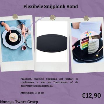 Flexibeke snijplank rond Tupperware beschikbaar voor biedingen