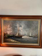 Prachtig schilderij incl zware lijst, Ophalen of Verzenden