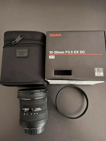 Sigma 10-20mm f/3.5 EX DC HSM NIKON beschikbaar voor biedingen
