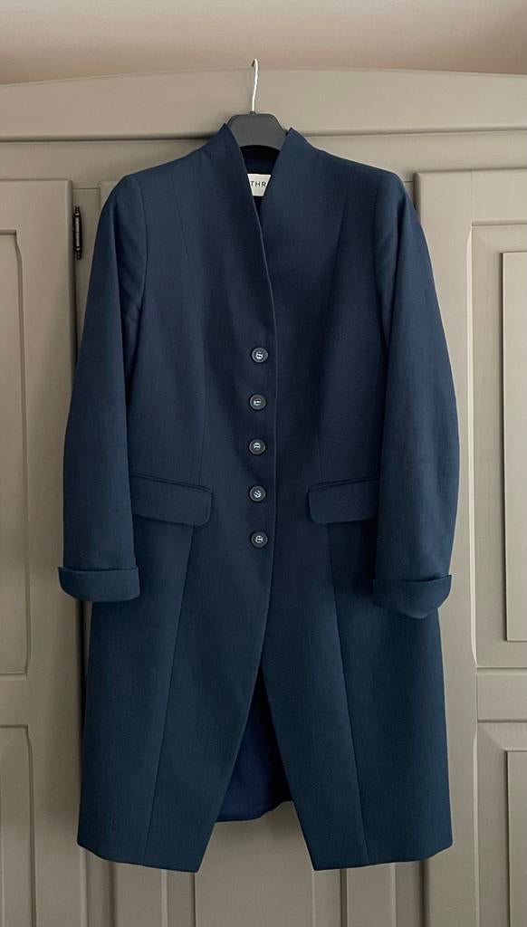 Lange blazer/jas en rok van B-Three!, Kleding | Dames, Jasjes, Kostuums en Pakken, Maat 38/40 (M), Kostuum of Pak, Blauw, Ophalen of Verzenden