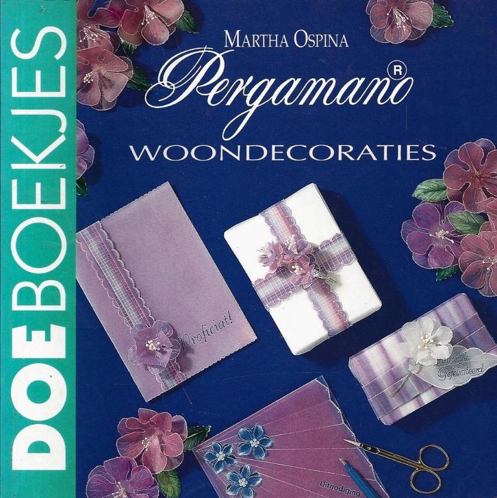 Martha Ospina - Pergamano - Woondecoraties - ZGAN (5), Boeken, Hobby en Vrije tijd, Zo goed als nieuw, Scrapbooking en Knutselen