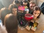 Kappersopleidingshoofd mannequin 100% natuurlijk mensenhaar, Sieraden, Tassen en Uiterlijk, Uiterlijk | Haarverzorging, Ophalen of Verzenden