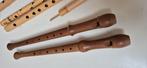 Te koop twee houten sopraan blokfluiten, Ophalen, Gebruikt, Sopraan of Sopranino