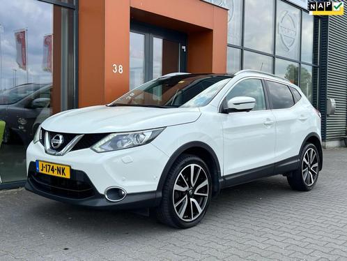 Nissan Qashqai 1.2 Tekna|6BAK|Pano|Navi|PDC|Cruise|Keyless, Auto's, Nissan, Bedrijf, Te koop, Qashqai, 360° camera, ABS, Achteruitrijcamera