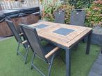 Hartman 5 delige tuinset, Ophalen, 4 zitplaatsen, Gebruikt, Aluminium