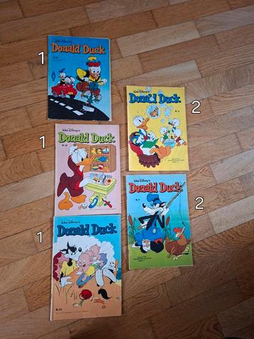 Donald Duck's  1) 1979.   2) 1977 beschikbaar voor biedingen