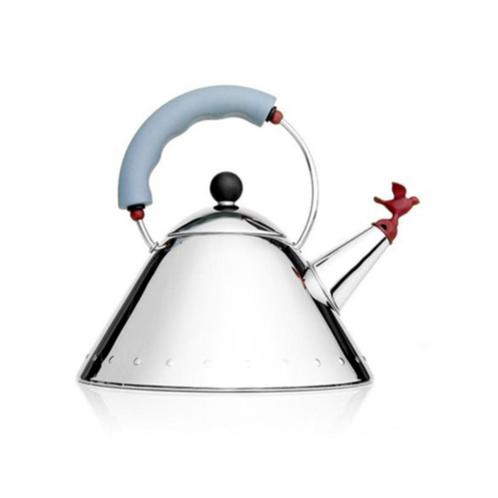 Alessi Michael Graves Fluitketel Bird Kettle RVS, Huis en Inrichting, Woonaccessoires | Overige, Zo goed als nieuw, Ophalen of Verzenden